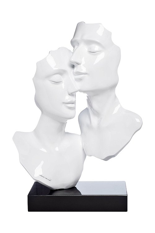 Статуэтка "Влюбленные" белая Garda Decor D6043