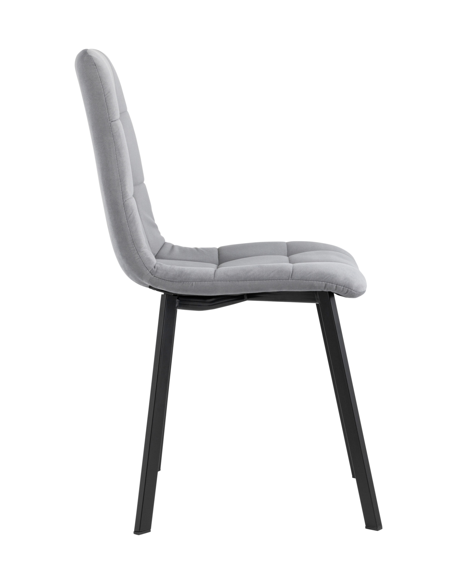 Стул Oliver Square велюр серый Stool Group