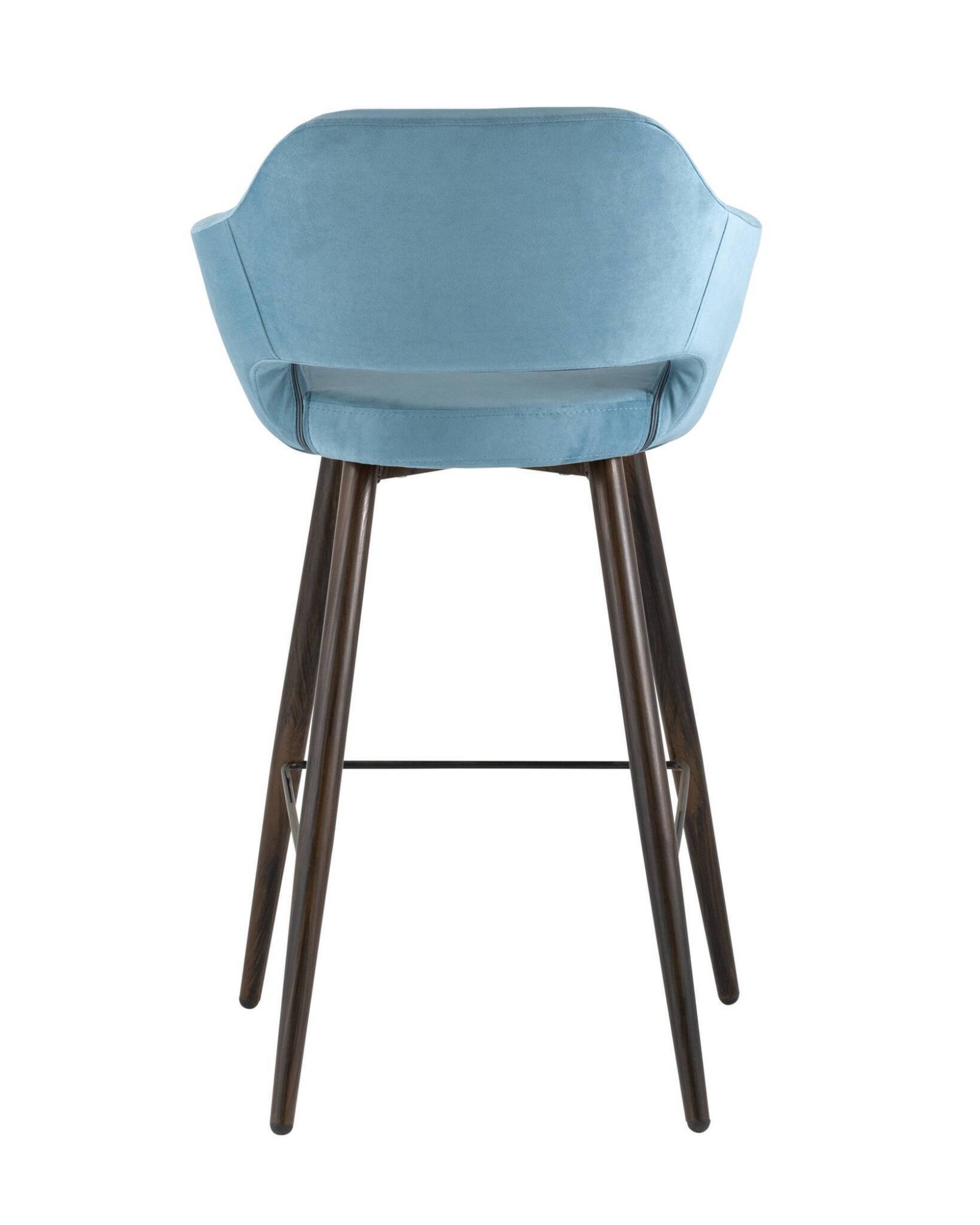 Стул барный Саймон велюр пыльно-голубой Stool Group
