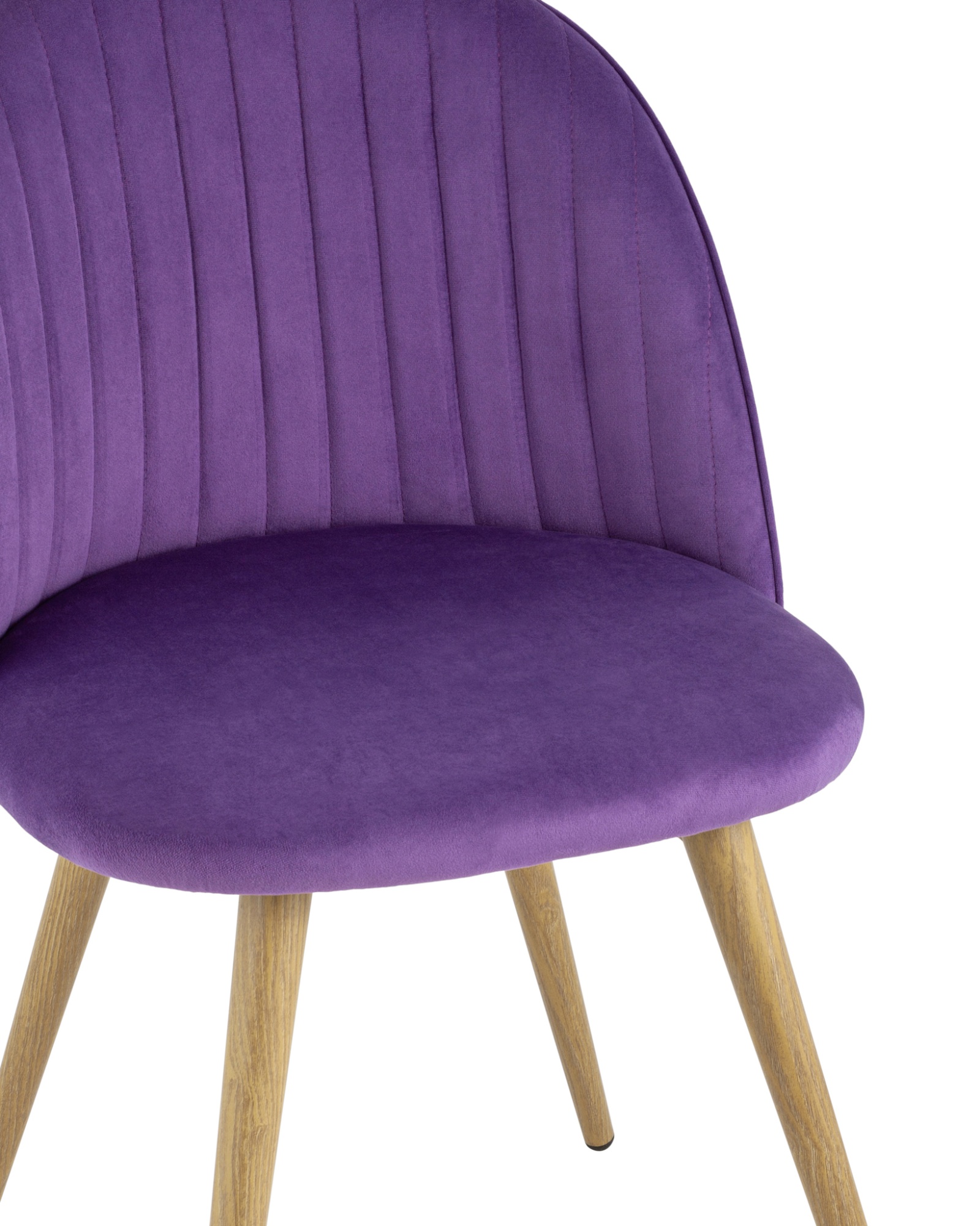 Стул Лион Страйпс велюр лиловый Stool Group