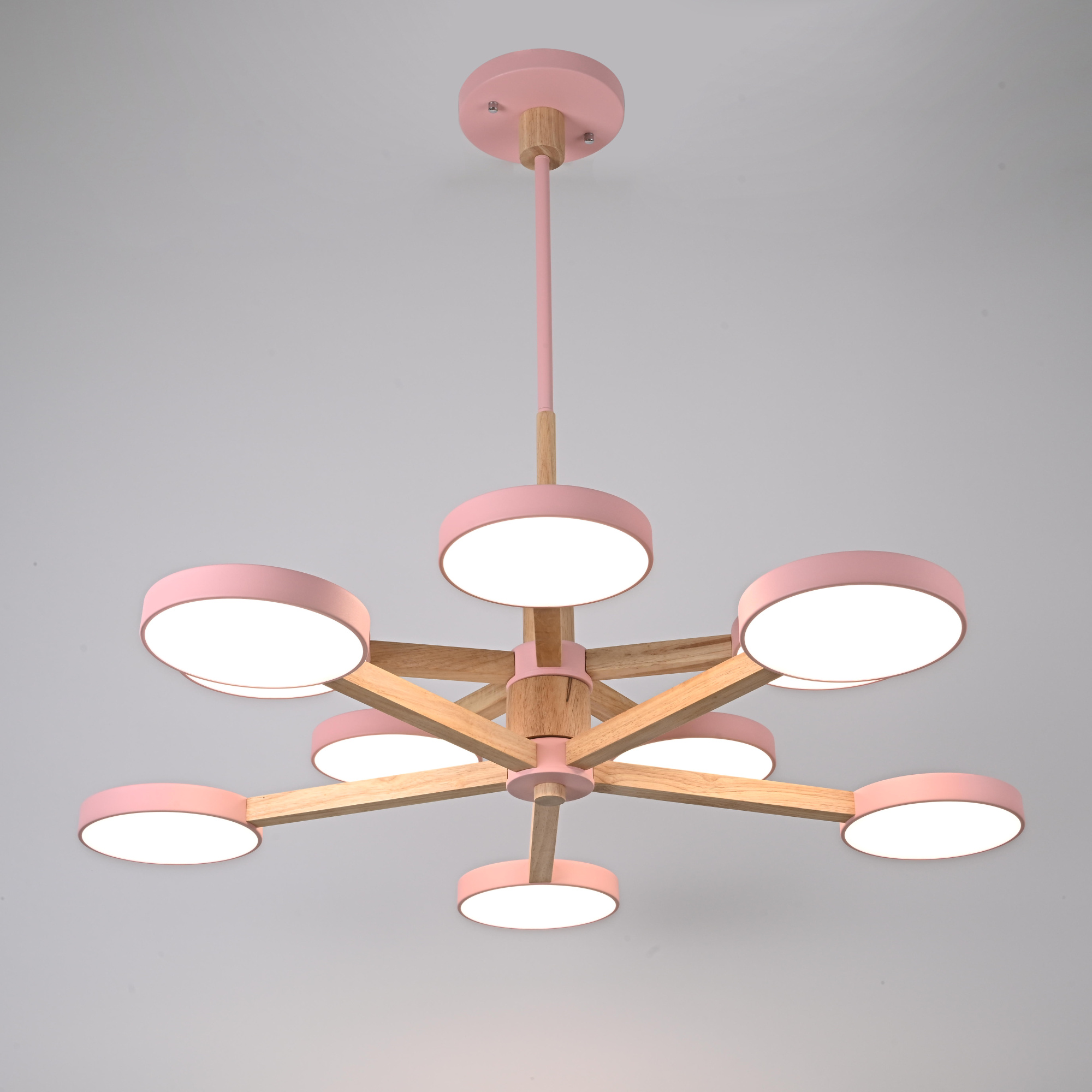 Подвесная люстра TURNA DBL L10 Pink by ImperiumLoft