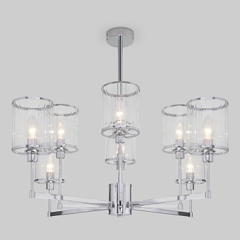 Люстра на штанге Eurosvet 60144/8 хром