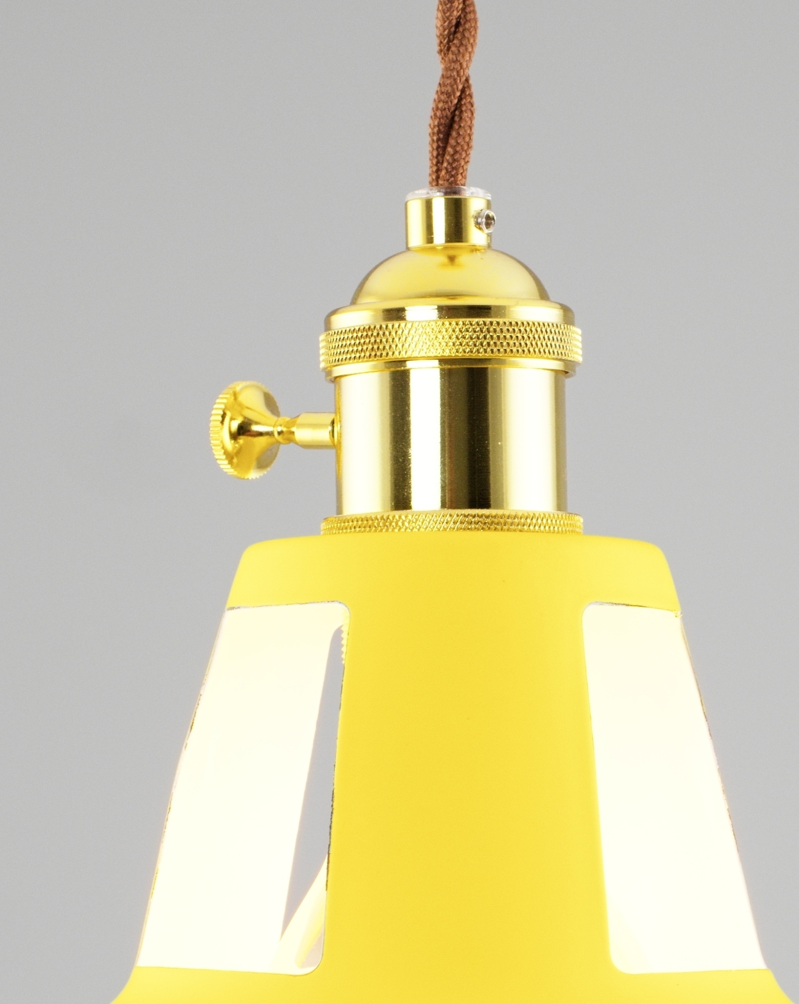 Подвесной светильник Moderli GD-C058B-M желтый Marta 1*E27*60W