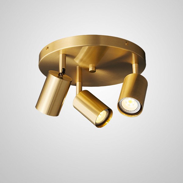 Точечный светодиодный светильник SEDOR D25 Brass by ImperiumLoft