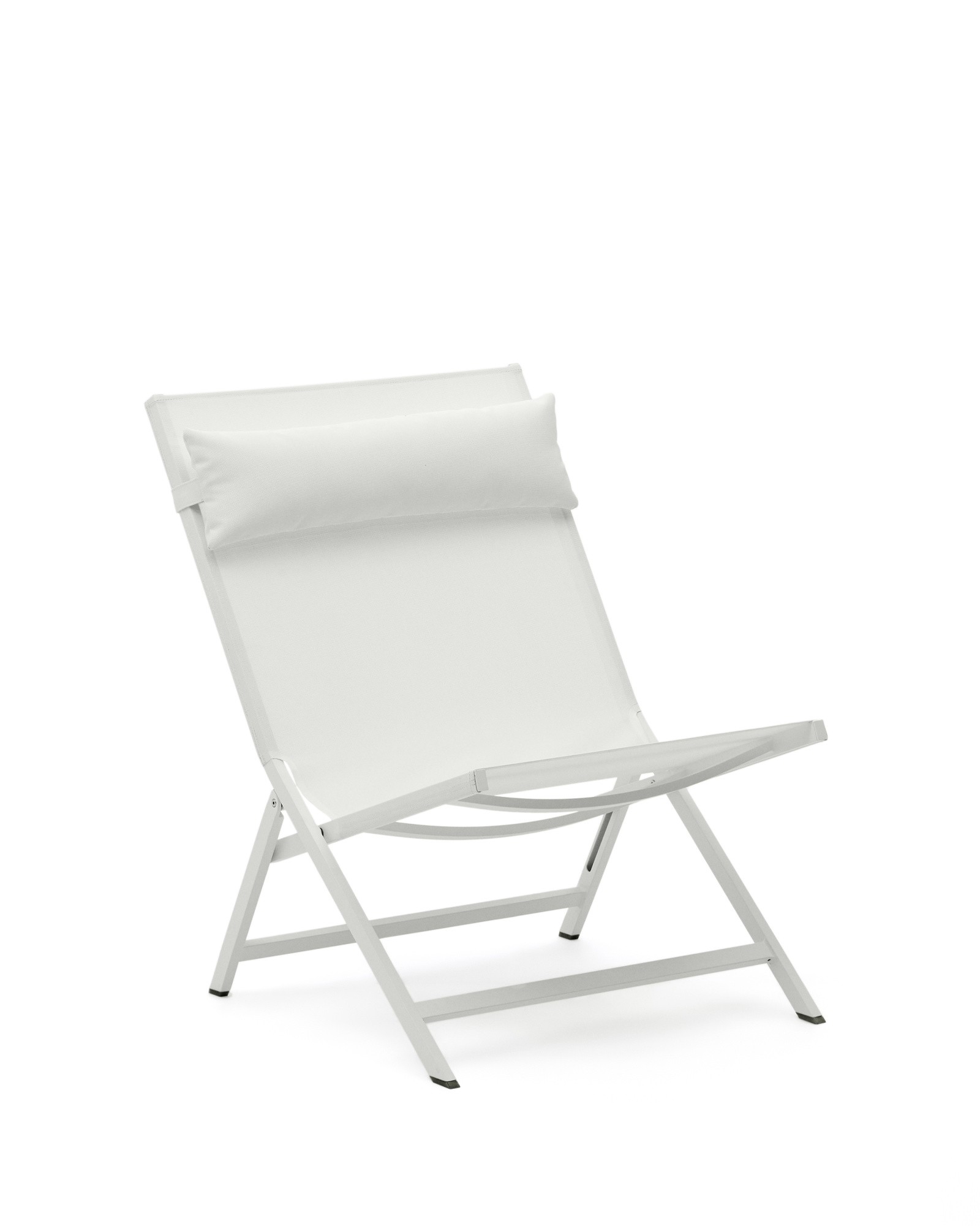 Canutells Складное кресло из алюминия со светло-серой отделкой La Forma (ex Julia Grup)