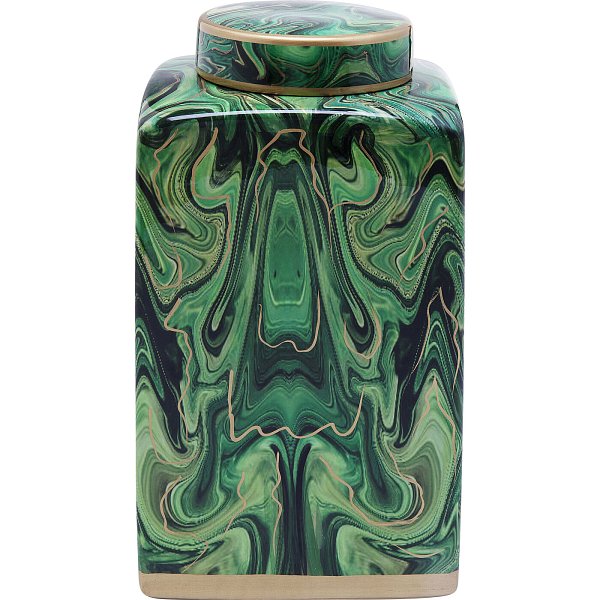 Банка декоративная Malachite 42см KARE 61759