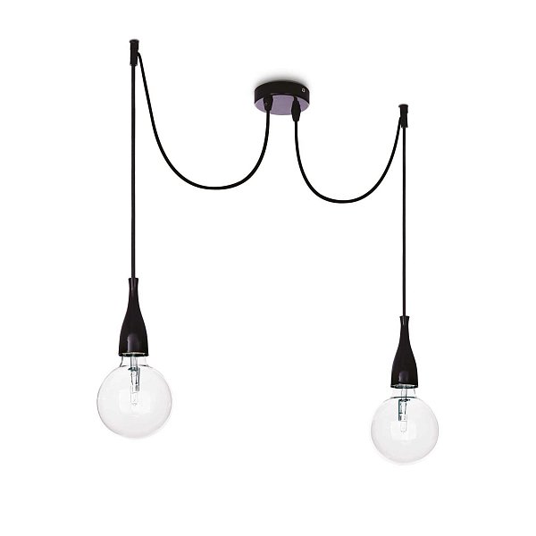 Потолочный светильник Ideal Lux MINIMAL SP2 NERO OPACO 112671