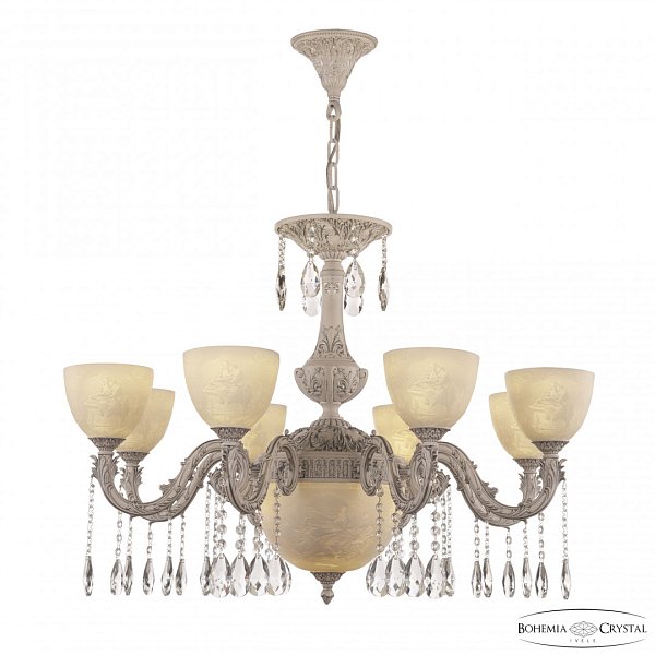 Люстра хрустальная AL79101P/8/250 A WMN P1 U Pair Bohemia Ivele Crystal