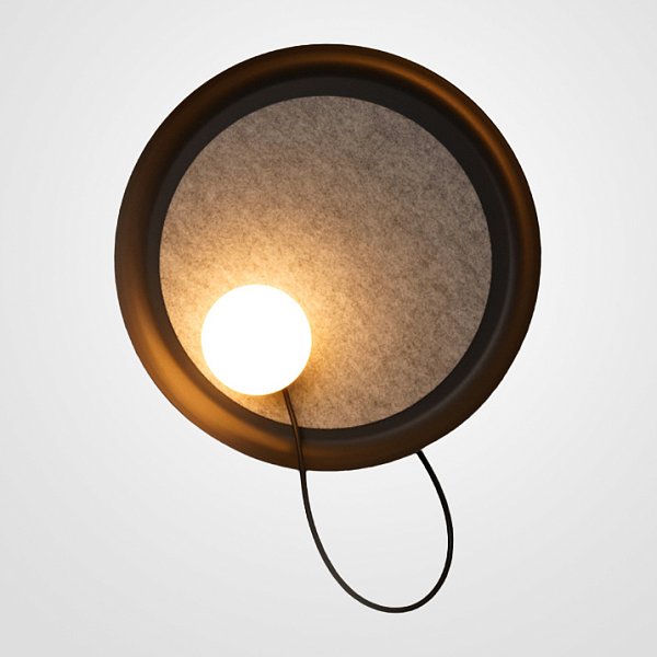 Настенный светильник MARGOTT WALL D35 Black by ImperiumLoft