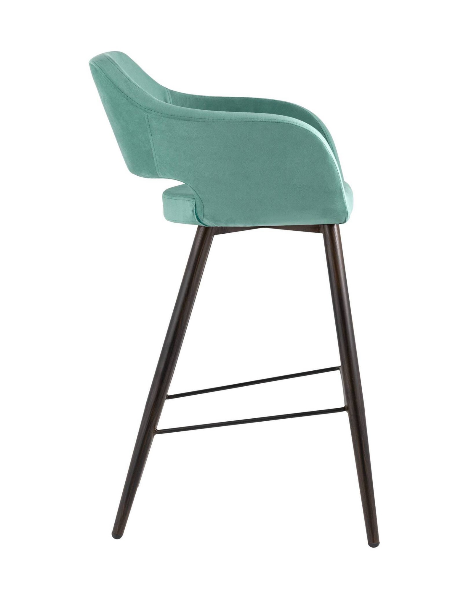 Стул барный Саймон велюр морской Stool Group