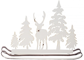 Декор настольный Зимний лес Glasar 57-203