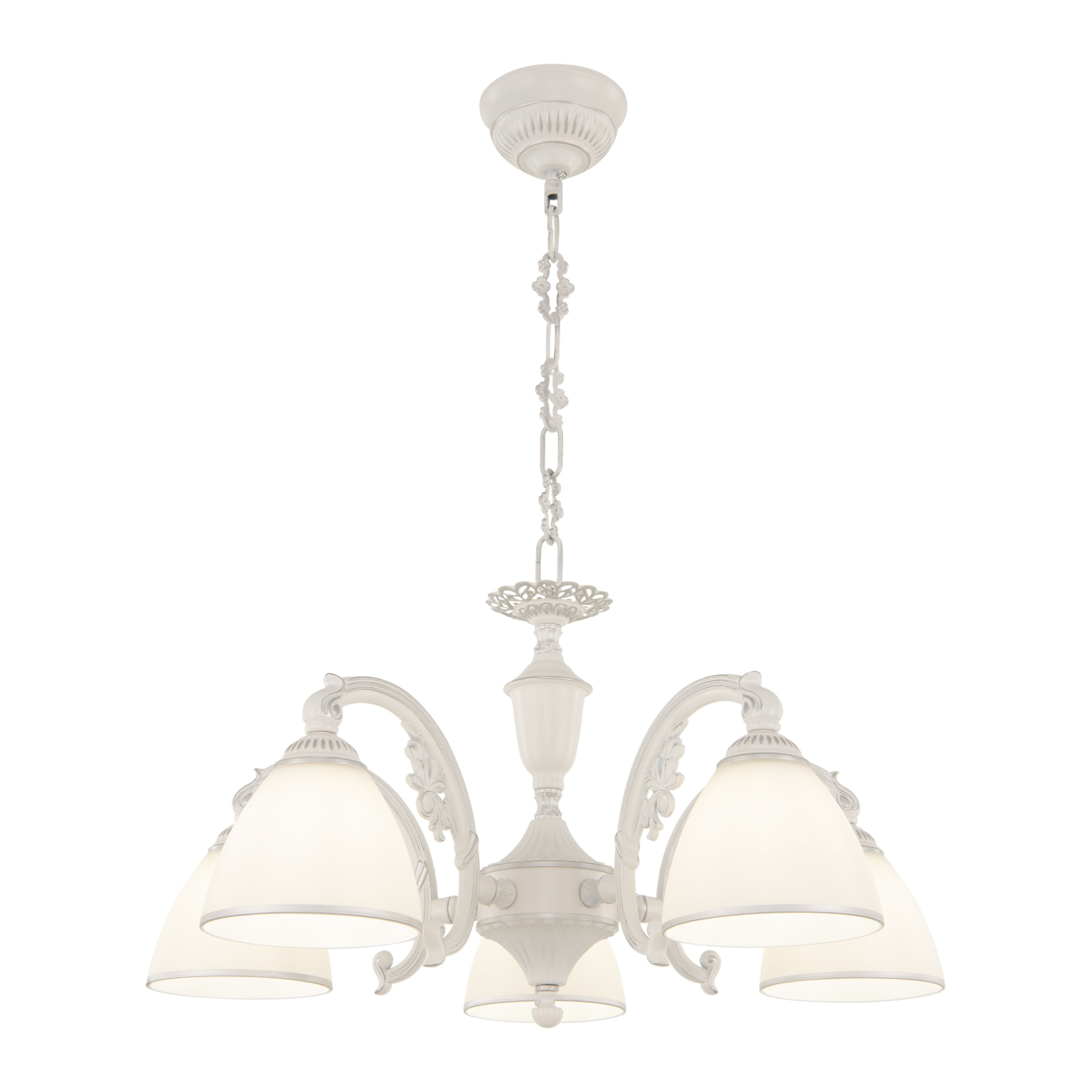 Люстра с плафонами 341837/5 WT+SL Arte Milano