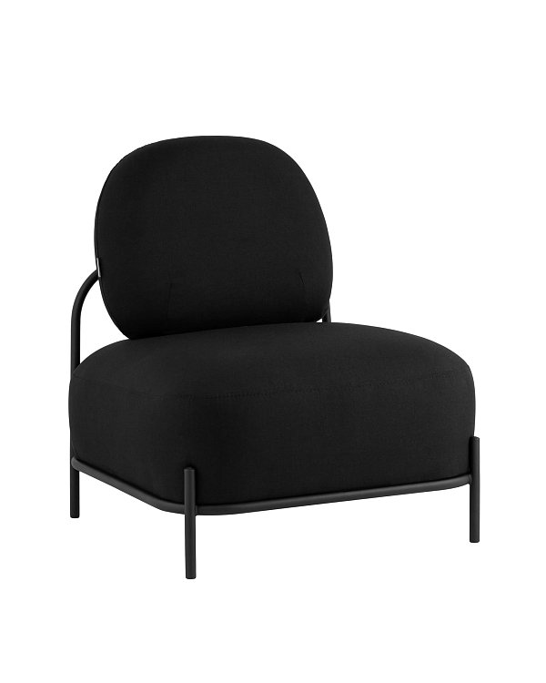 Кресло Стоун рогожка черный Stool Group