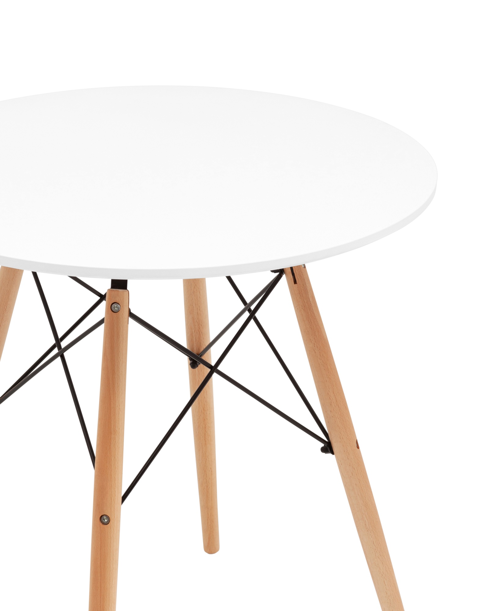 Стол круглый Eames DSW NEW D70 белый Stool Group