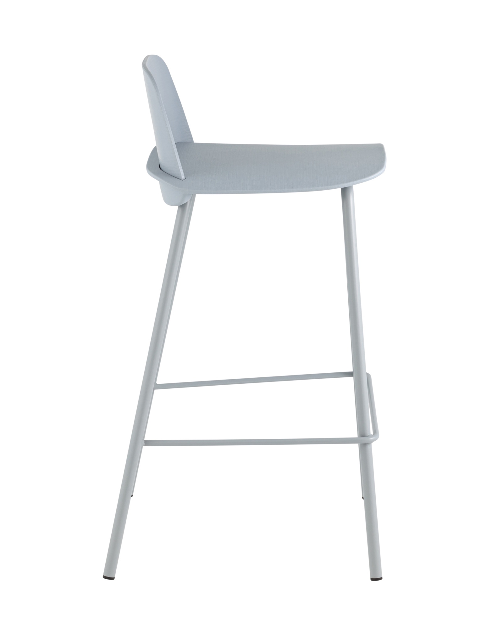 Стул полубарный Mist серо-голубой Stool Group