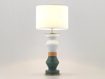 Настольная лампа Kitta Kitta золотой металл+ белый абажур 801011/41 Aromas del Campo