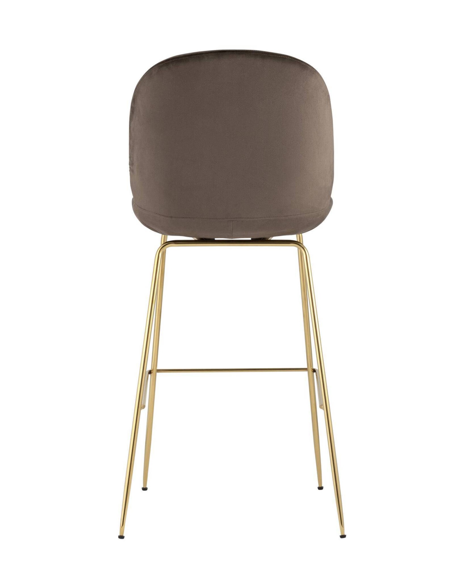Стул барный Beetle со спинкой коричневый Stool Group