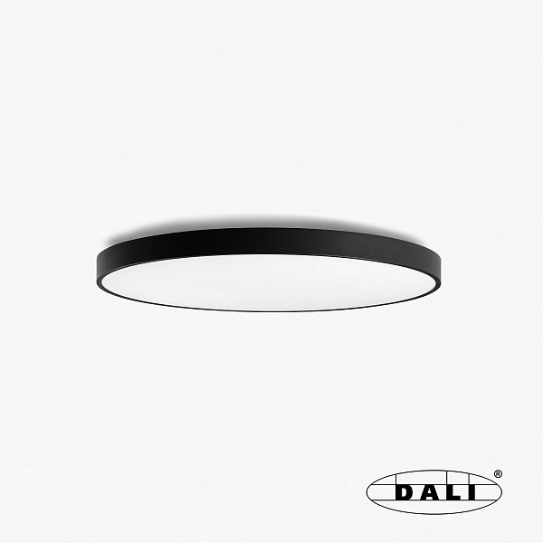 Потолочный светильник Domio Ш800 78W черный PRISM 3000K CRI80 DALI Faro