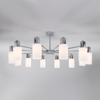 Люстра на штанге Eurosvet 70160/12 хром Smart