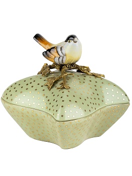 Шкатулка с птичкой Glasar 31G2254/B1321EHC/HLG1921