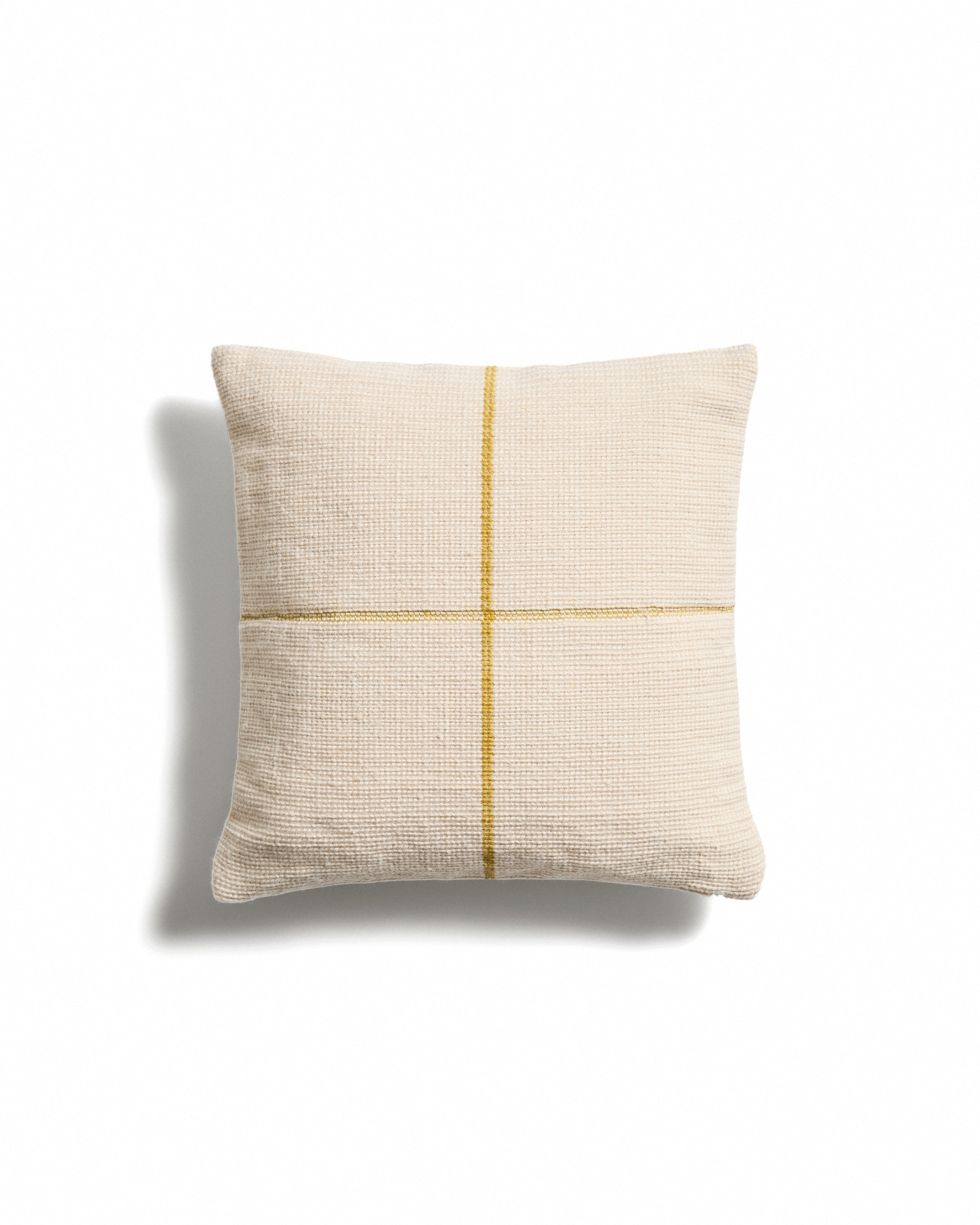 Чехол для подушки Atima с полосками желтого цвета, жаккардовый, 100% ПЭТ, 45 x 45 см La Forma 481369
