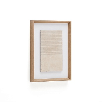 Sormina Картина с коричневыми полосками вверху 30 х 40 см La Forma (ex Julia Grup)