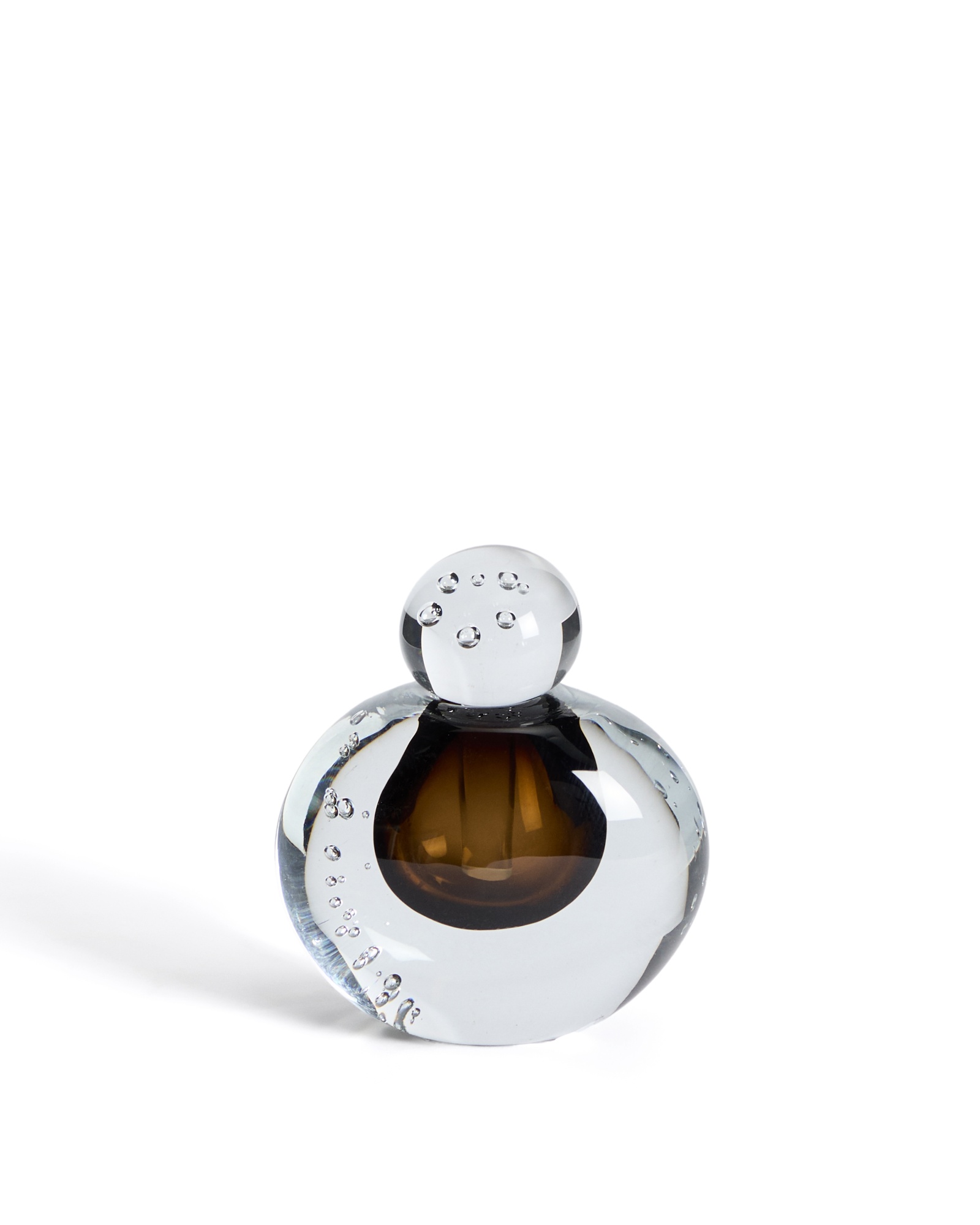 Ваза Lunivo из коричневого стекла 13 см La Forma (ex Julia Grup)