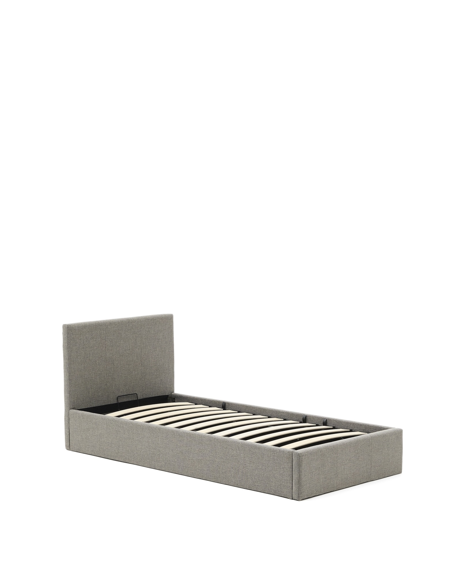 Nahiri Мягкая серая пуф-кровать для матраса 90 x 200 см La Forma (ex Julia Grup)