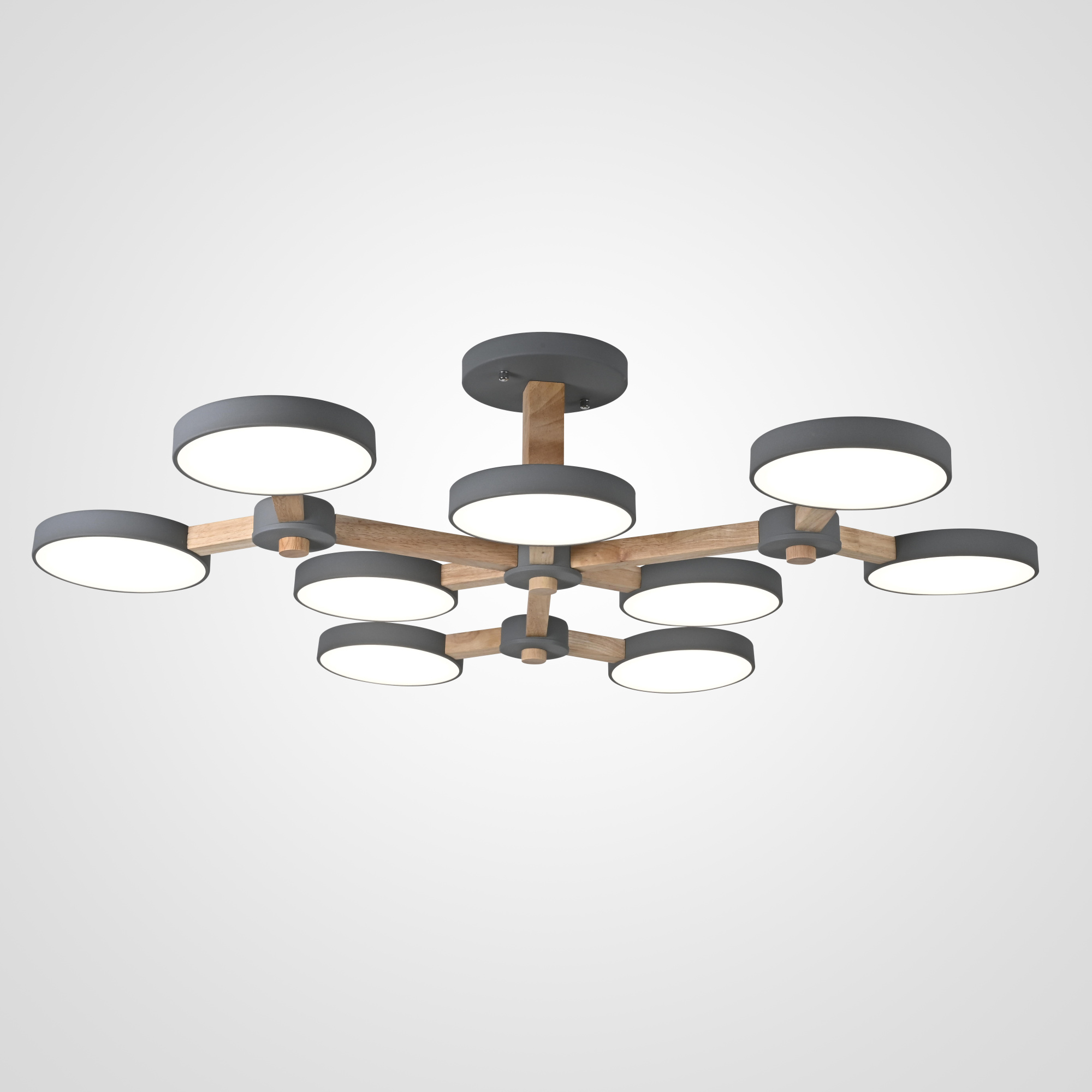 Подвесная люстра TURNA Серый by ImperiumLoft