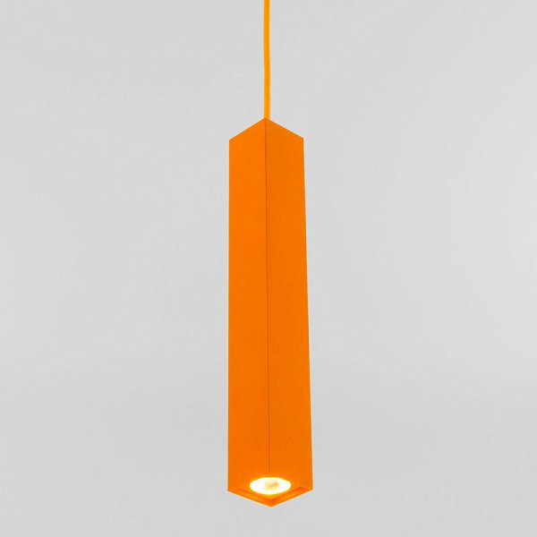 Подвесной светильник Eurosvet 50154/1 LED оранжевый