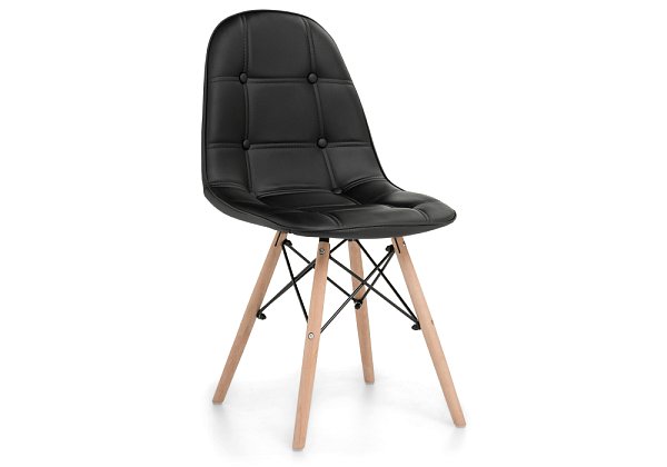 Стул деревянный Woodville Kvadro black 15011