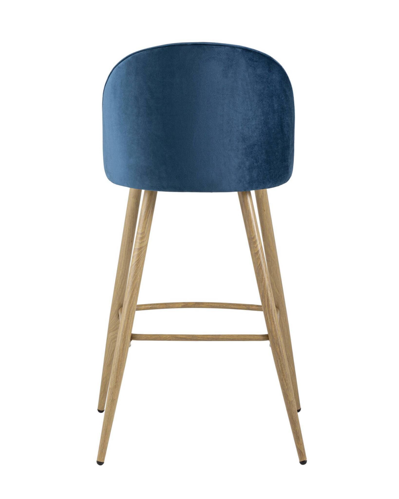 Стул барный Лион голубой велюр Stool Group