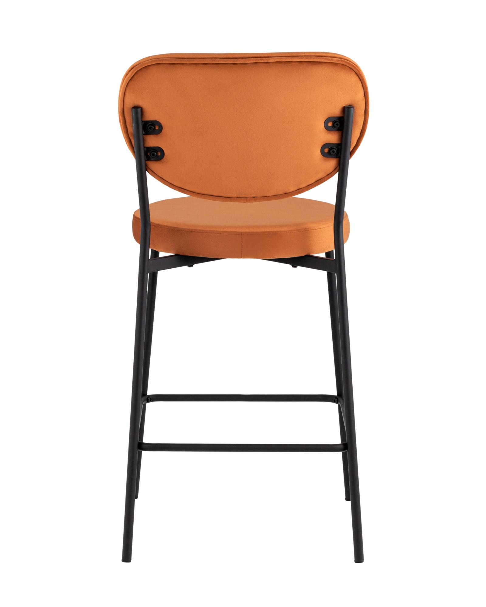 Стул полубарный Барбара NEW велюр терракотовый Stool Group