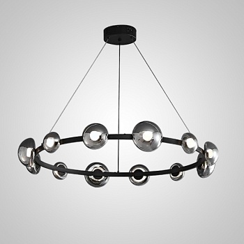 Подвесная люстра BOOSTER D88 Black by ImperiumLoft