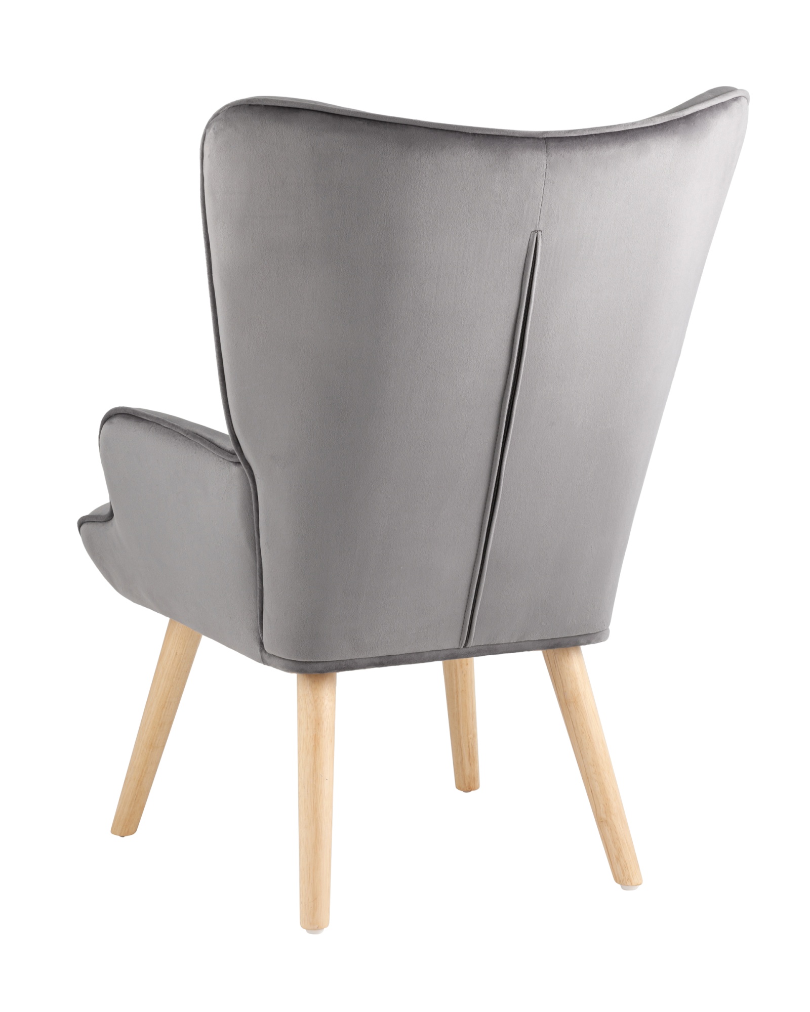 Кресло Хью велюр серый Stool Group