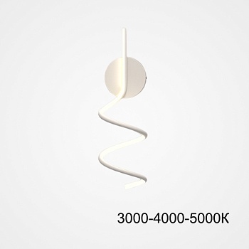 Настенный светильник DAMARIS WALL H50 White Трехцветный свет by ImperiumLoft