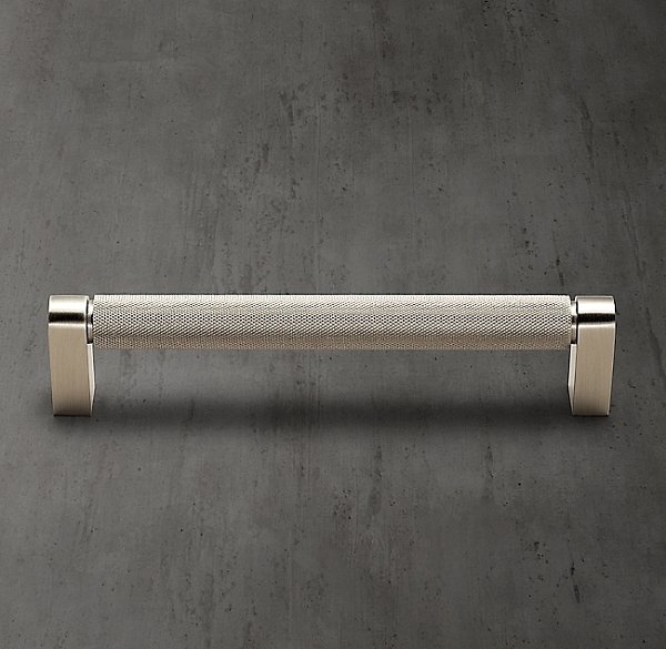 Ручка-скоба Restoration Hardware Lambeth Knurled L.15.2 Satin Nickel