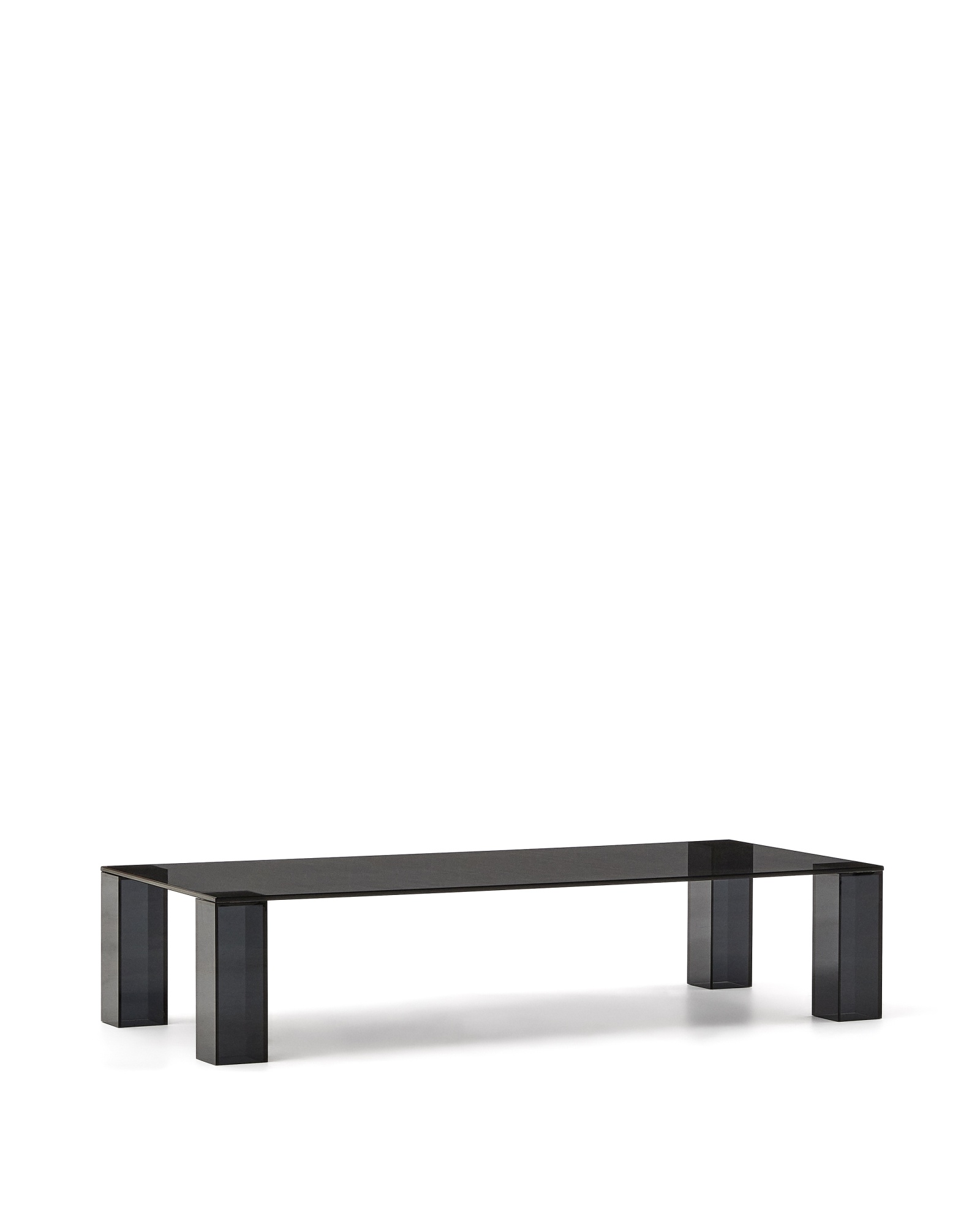 Журнальный столик Adularia из стекла темно-серого цвета 140 x 60 La Forma (ex Julia Grup)
