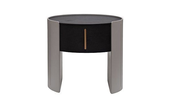 Тумбочка с ящиком темный шпон Garda Decor 77IP-30300
