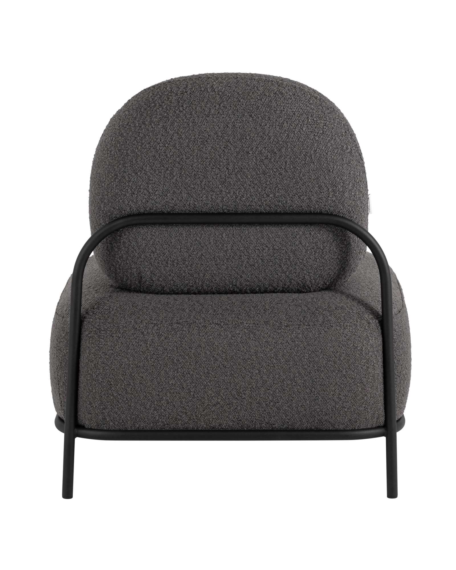 Кресло Стоун ткань букле тёмно-серый Stool Group