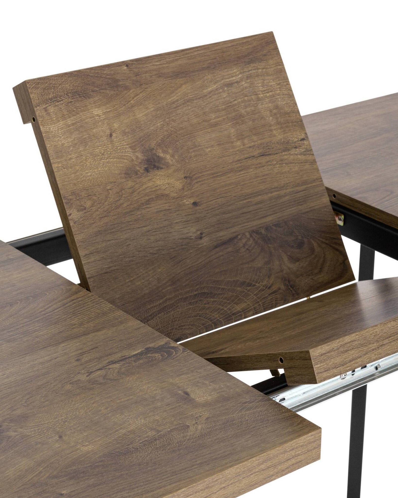 Стол Plain 116-158*74 дуб Ка/черный Stool Group