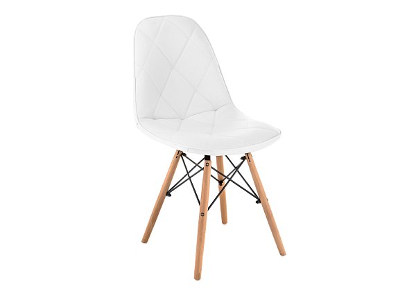 Стул деревянный Woodville Kvadro 1 white / wood 15365
