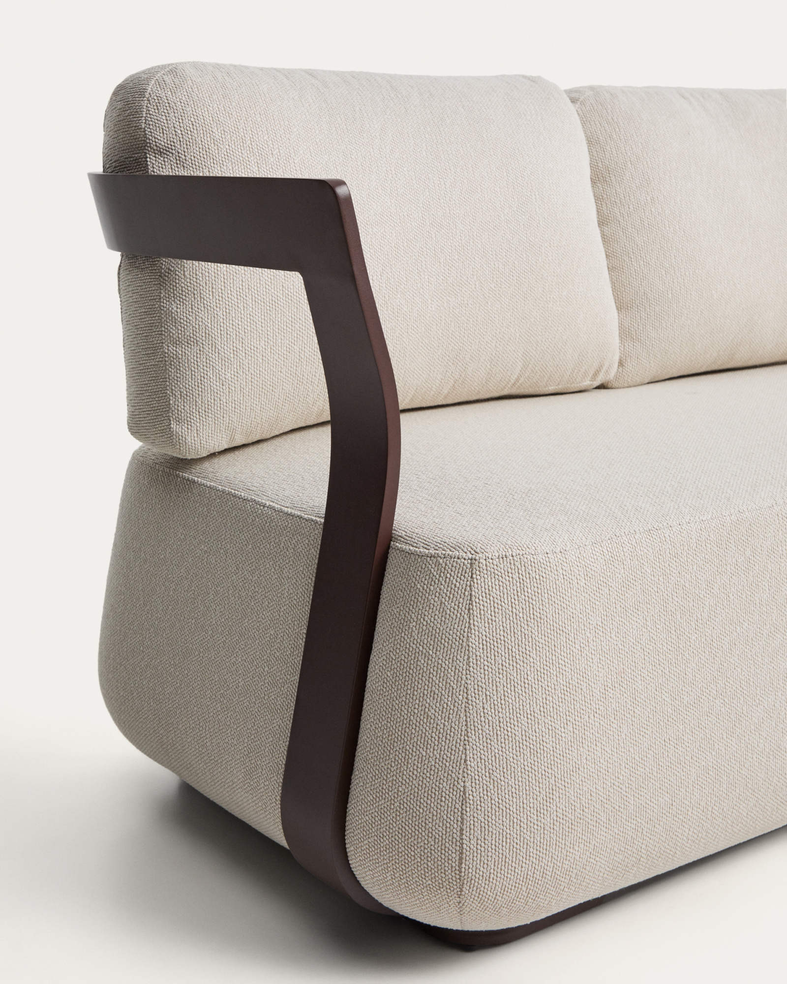 Уличный 3-х местный диван Tamaris из алюминия коричневого цвета, 217 см La Forma 482634