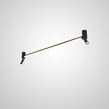 Потолочный светильник FORCE C L100 Black by ImperiumLoft