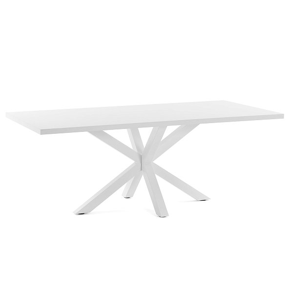 Стол белый лакированный Arya 180x100 La Forma (ex Julia Grup)