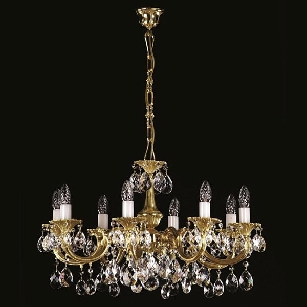 Люстра Artglass ALICE VIII. BRASS ANTIQUE CE