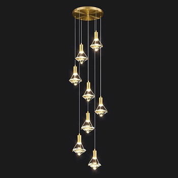 Подвесной светильник GLASGOW MORE L8 by ImperiumLoft