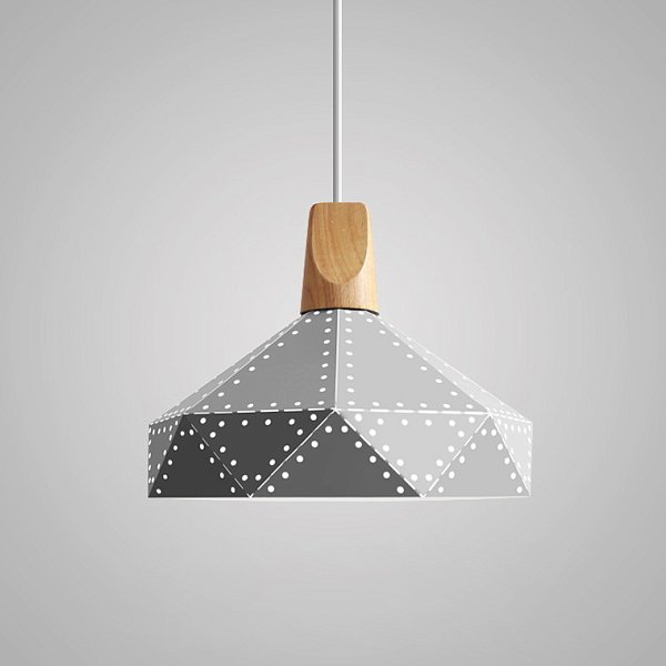 Подвесной светильник EDGE D30 B Gray by ImperiumLoft