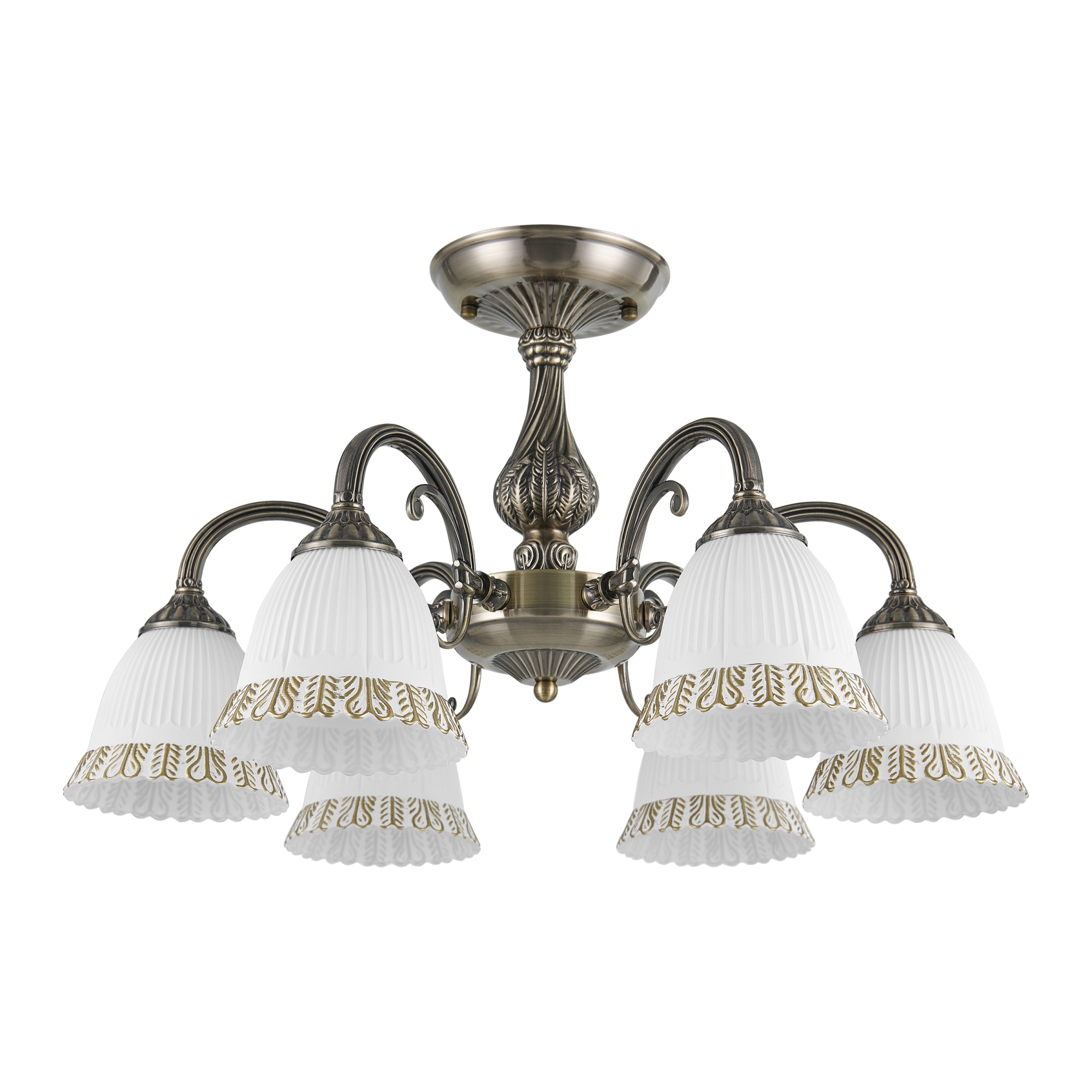 Люстра с плафонами 347410/6 AB Arte Milano