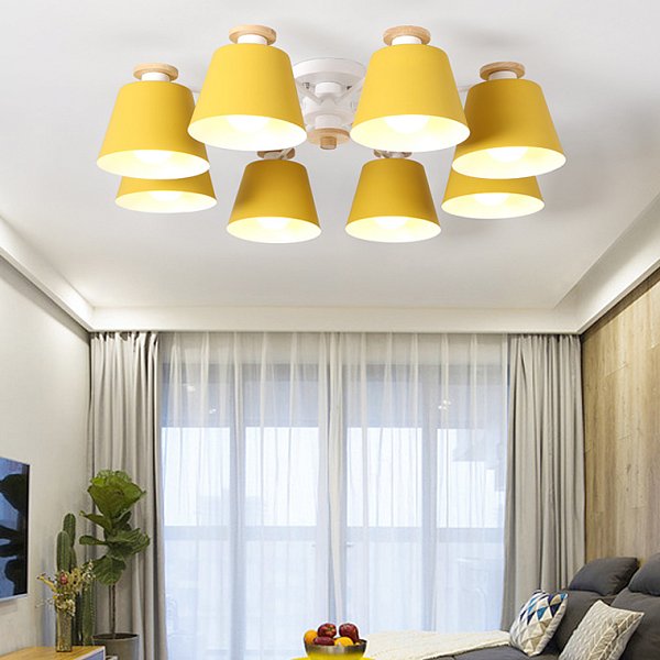 Люстра на штанге SCAD D88 Yellow by ImperiumLoft